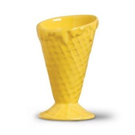 Copo sorvete amarelo