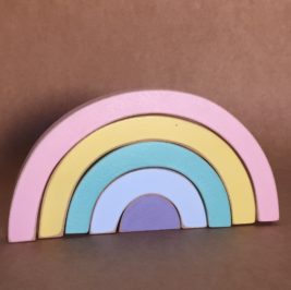Arco-íris Madeira Candy Color