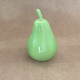 Pera verde cerâmica