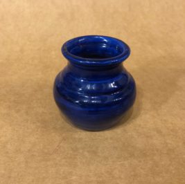 Mini vaso azul cobalto