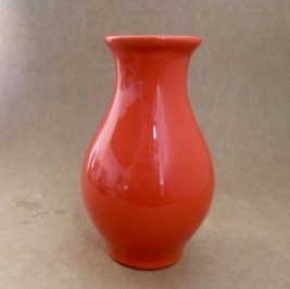 Vaso cerâmica laranja P