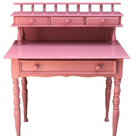 Mesa Escrivaninha Vintage Rosa Seco