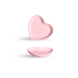 Bandeja coração rosa candy (unidade)
