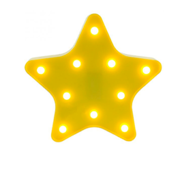 Luminoso Estrela amarela – SEM PILHA